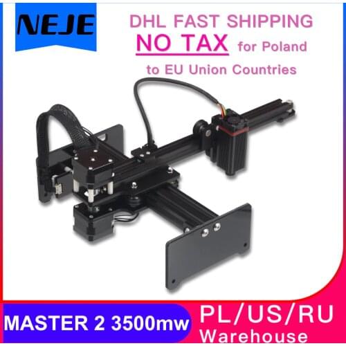 NEJE MASTER 2S 3500mw 7W Laser Engraving Machine GD32 MCU CNC 30W 40W Laser Engraver LOGO Printer APP Control Lightburn GRBL
