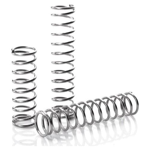 Wholesale 10pcs stainless steel compression spring non-corrosive spring surface passivated springs 0.8*8mm