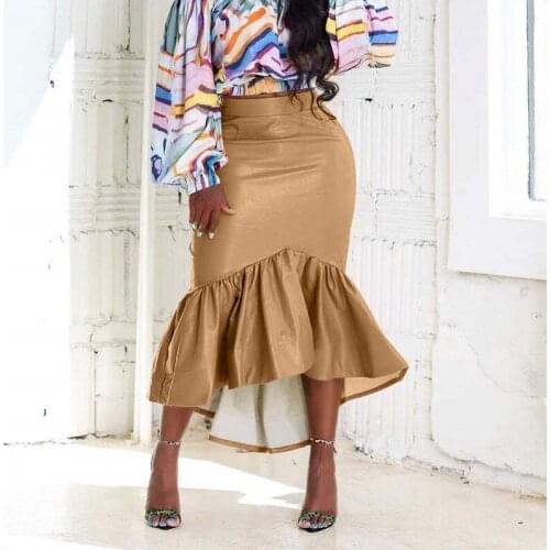 Женские юбки миди Shuaenls China At AliExpress