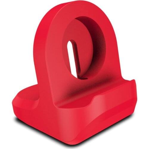 Silicone Charge Stand Holder Station Dock for Apple Watch Series 1/2/3/4 42mm 38mm 40mm 44mm Charger Cable