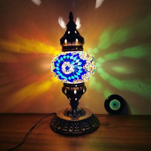 Restoring ancient ways is the sitting room the bedroom cafe restaurant hotel home stay coloured glaze decoration lamp