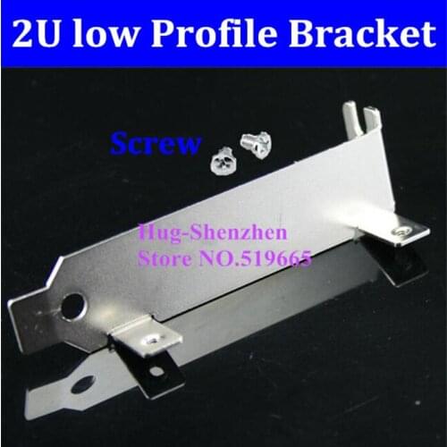 High quality 2U Low 8CM Profile Bracket for IBM ServeRAID MR10ie MR10is SAS/SATA with screw