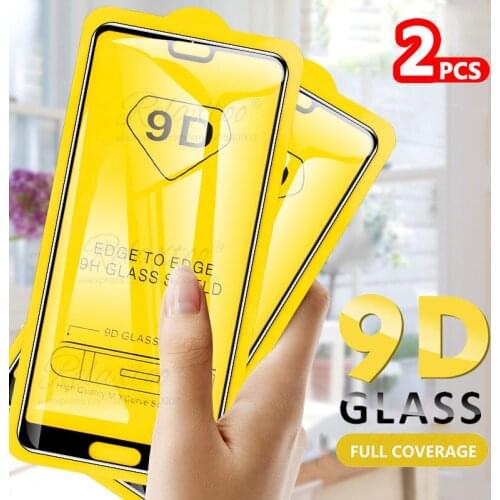2pcs 9D Full Cover Tempered Glass For Huawei Mate 20 Lite P20 Pro Screen Protector On mate20 Lite p20lite p20pro Protective film