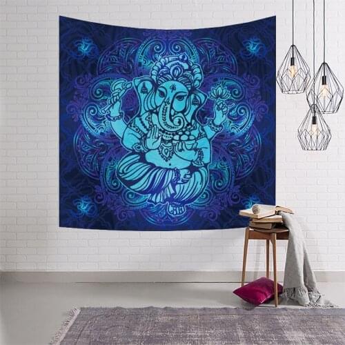 Zeegle Bohemia Mandala Floral Religion Carpet Wall Hanging Tapestry For Home Decoration Living Room Blanket Curtains Beach Towel