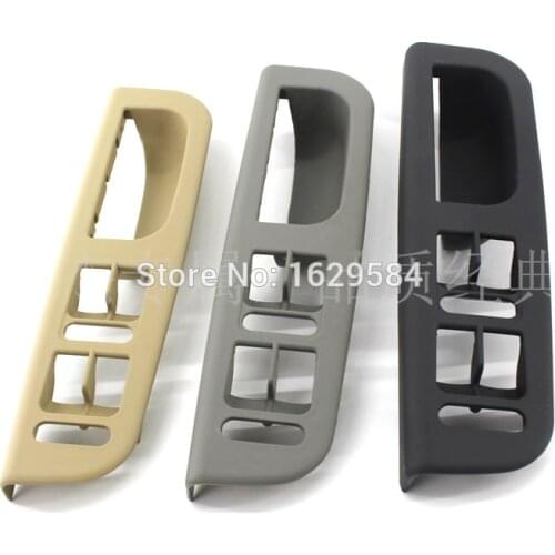 10PCS) Beige/ gray /Black Master Window Switch Control Panel Trim Bezel 3D1867171E ForJetta Golf MK4 3D1 867 171E 7DE