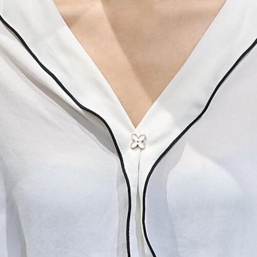 Newly 10Pcs Prevent Accidental Exposure Buttons Brooch Pins Badge DOD886