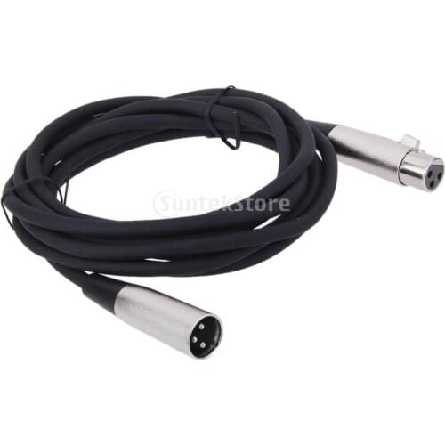 10FT 3pin XLR Male to Female Mic Cord Microphone Audio Extension Mic Cable
