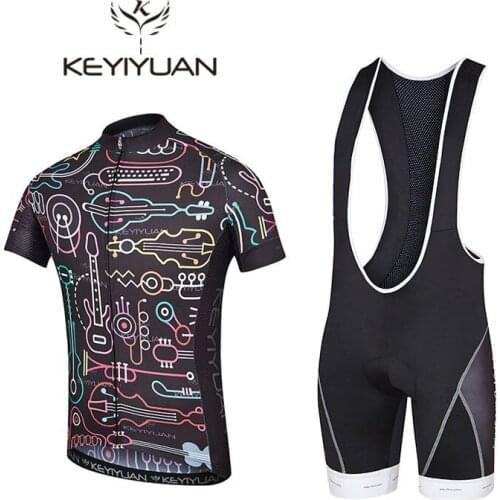 2018 keyiyuan 100% Polyester Breathable Cycling Jersey Summer Mtb Bicycle Clothing Ropa Maillot Ciclismo Mountain Bike Clothes
