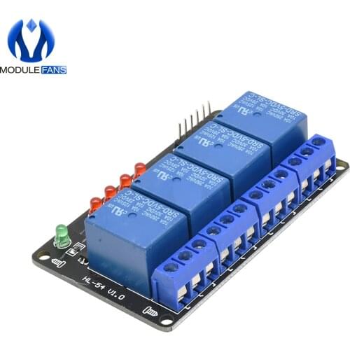5V 4 Channel Relay Module for Arduino PIC AVR DSP ARM MSP430 Smart Electronic