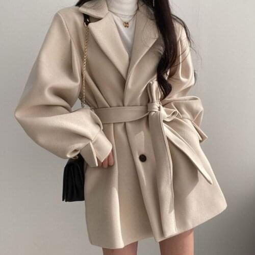 Ailegogo Women's Coats With A Collar