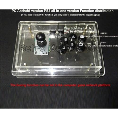 Arcade MAME Console PS3 PS Game Zero Delay Rocker Joystick Sanwa Original Push Button USB Drive PC Computer NFBA Simulator