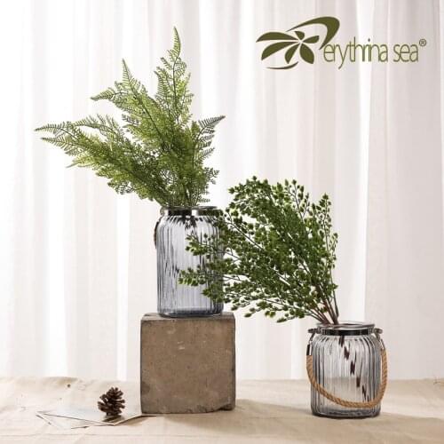 Erythrina Sea Artificial Grass Simulation Fern Grass Green Plant Artificial Fern persian leaves flower plants home