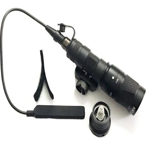 M300V IR Light White LED Light & IR Infrared Output With Remote Pressure Switch Scout Weapon Light Rife Hunting 20mm Rail
