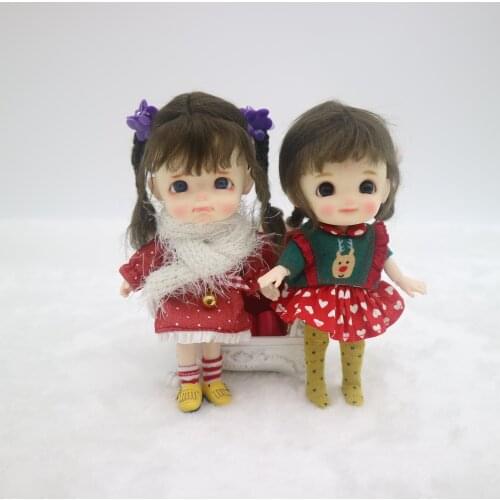 STO Dimples OB11 doll with jointed body selling with wig shoes and clothes