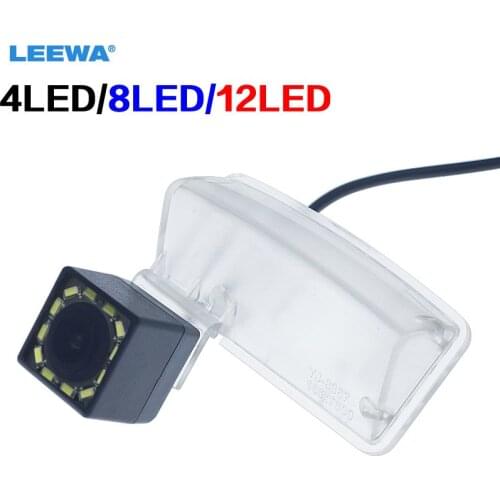 LEEWA Car CCD Rear View Camera with 4LED/8LED/12LED For Zotye T600 2014-2017 Auto Reversing Backup Parking Camera #CA6010