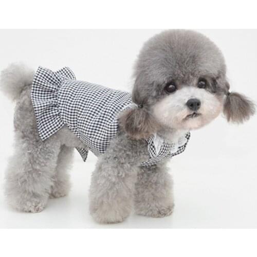 Summer Dog Dress Girl Dog Clothes Princess Costume Small Pet Outfit Puppy Apparel Cat Yorkie Pomeranian Schnauzer Poodle Skirt