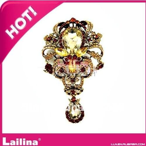 Fashion Jewelry Big Brooch For Decorative Wedding