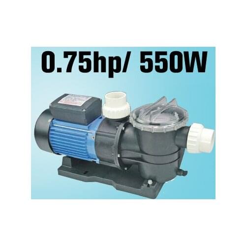 0.55KW/0.75HP SWIMMING POOL PUMP with basket Filter, pool filter pump Max Flowrate 240 L/min (1440 L/H) Max head 10.8M