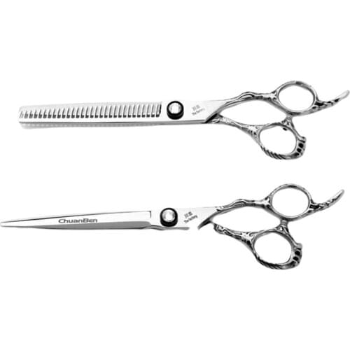 7 Inch Japanese Stainless Steel 9CR Haircut Salon Pet Dog Grooming Scissors Shears