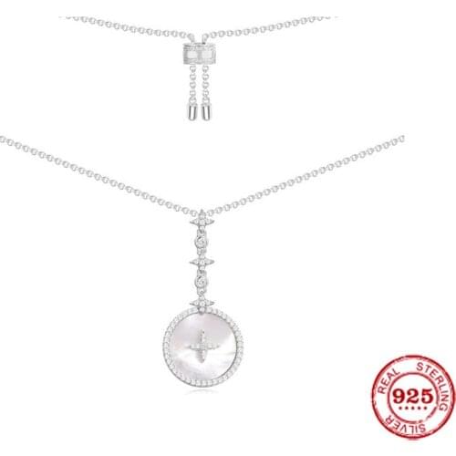 Fashion Charm Copy 1:1 Copy, Adjustable Star Necklace With Mother Of Pearl Women Monaco Jewelry Gift