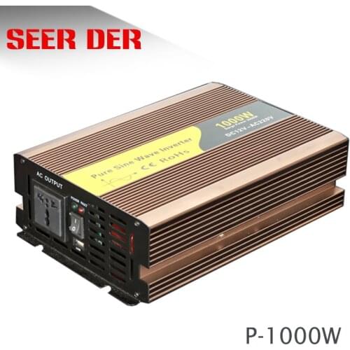 P-1000)12v 24v dc to 220v ac pure sine wave inverter 1000 watt power inverter circuit diagram 1kw solar grid tie inverter