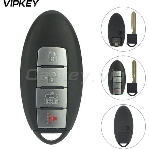 Remotekey 3 button with panic 433.9Mhz with 4A chip for Nissan Altima 2016 2017 auto smart key KR5S180144014