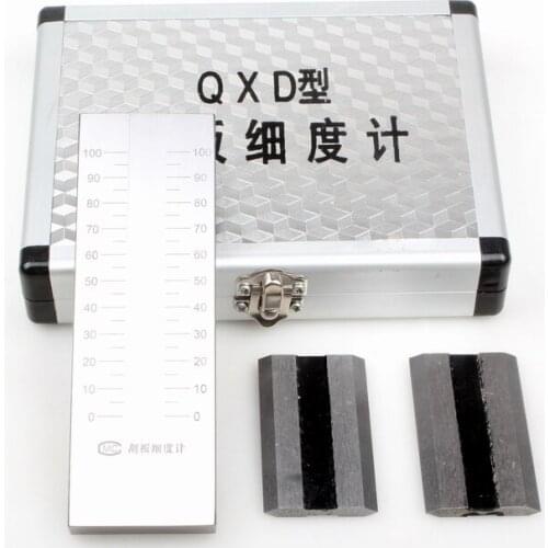 Stainless Steel Scraper Fineness Meter Single Groove Fineness Plate QXD Fineness Gauge 0-25-50-100um Optional