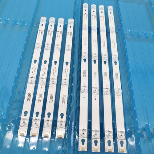 8pcs LED Backlight strip for Toshiba 49L2600 L49S4900fs 49U7800 49P2US 49L2900 49D2900 49S405 49S403 TOT_49_D2900 U49P6066