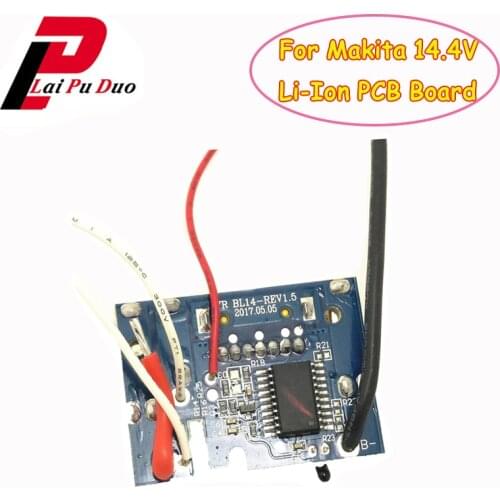 For Makita 14.4V 1.5Ah 3.0Ah 4.5Ah BL1430 Lithium Battery PCB Circuit Board Charging Protection BL1415 BL1440 BL1445 BL1460
