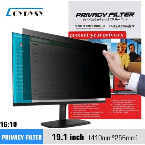 19.1 inch Privacy Screen Filter Anti-peeping Protector film for 16:10 Widescreen Computer 410mm*256mm