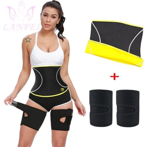 LANFEI Waist Trainer Tight Trimmer Belt Women thermo Neopren Body Shaper Strap Weight Loss Legging Shaper Sweat Slimming Corset