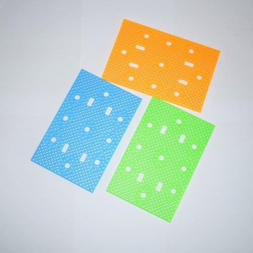 1/10pcs 85x130 plastic panel/model material/rc car robot DIY toy technology model parts/baby toys/scientific accessories