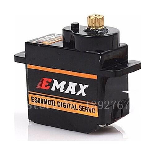 10xOriginal EMAX Digital Servo ES08MD11 08MD11 12g Micro Servo Motor With Mini Metal Gear For RC Helicopter RC Plane RC Airplane
