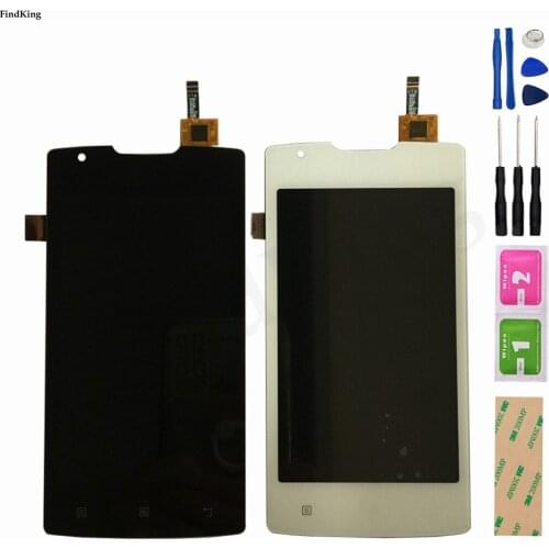 4.0'' New Tested LCD Display For Lenovo A1000 LCD Display Touch Screen Digitizer Panel Lens Sensor Assembly Replacement