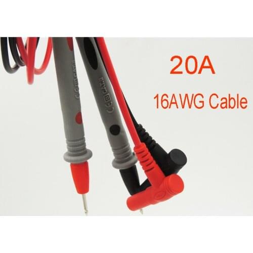 50Pairs 16AWG 1000V 20A Needle Tip Probe for Universal Digital Multimeter Multi Meter Test Leads Pin Wire Pen Cable 88cm