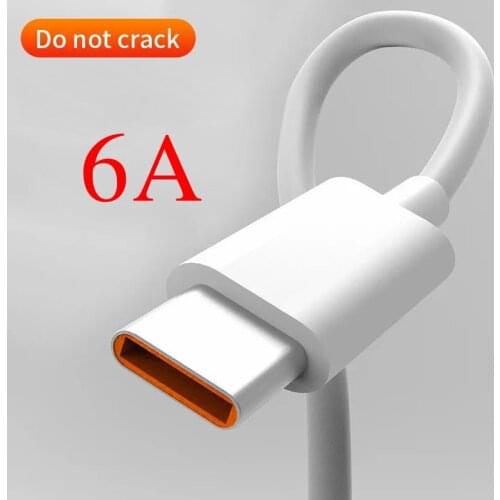 6A max cable fast charging cable for USB to type-c charger cable for usb to IP cable quick 66W super fast phone charging cable