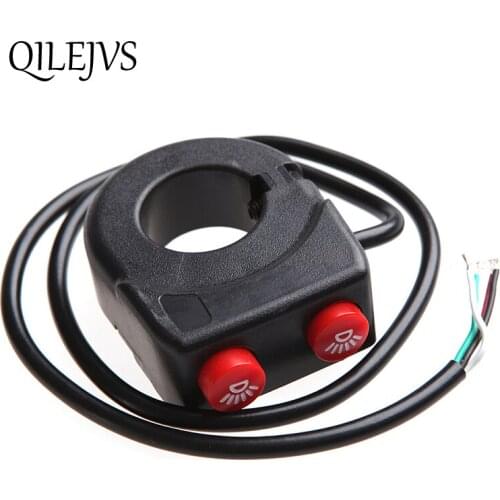 7/8'' Pit Dirt Motorcycle Bike Handlebar On Off Button Head Fog Light Switch New