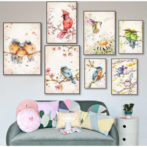 5D Diamond Painting Full Square / Round Drill Animal Colorful Flowers and Birds Painting Cross Stitch Diamond Mosaic Home Decor