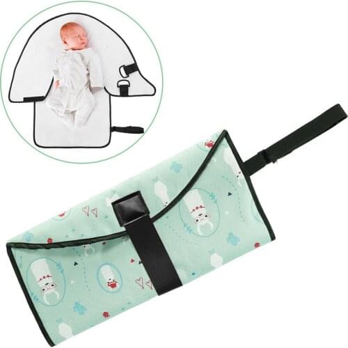 Baby Portable Diaper Changing Pad Three-layer Safe Compact Travel Mat For Infants Newborns