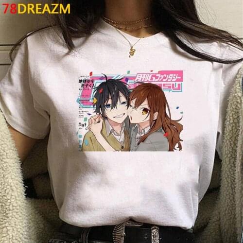 Horimiya top tees women vintage japanese plus size graphic tees women harajuku clothes t-shirt harajuku vintage