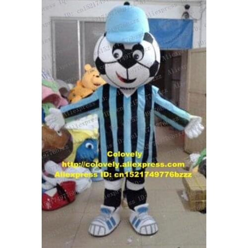 Football Soccer Foot Ball Mascot Costume Adult Cartoon Character Large Family Gathering Merchandise Street zz7318