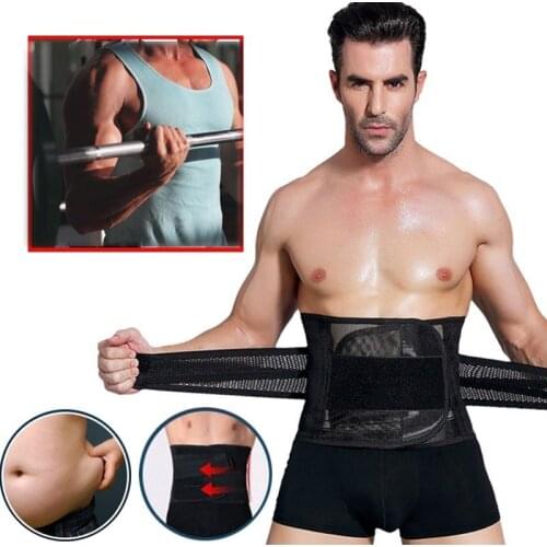 Hot-Sale Men Waist Trainer Body Shaper Fitness Tummy Shaper Sport Belly Belts Modeling Strap Corsets Belts Slimming Shapewear