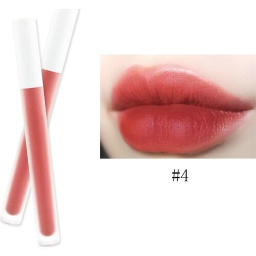 Metal Velvet Fog tube Lip Gloss Nonstick Cup Easy To Color Long Lasting Cosmetics Private Label Wholesale