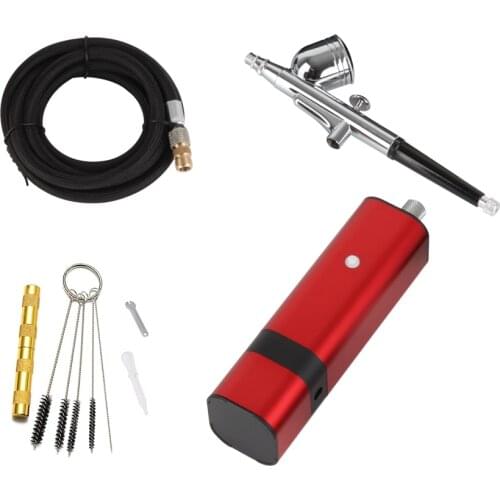 Newly designed Airbrush Set with Gravity Type Spray Gun for Art Model Body Paint Artist Makeup Nail Tattoos Cake tools