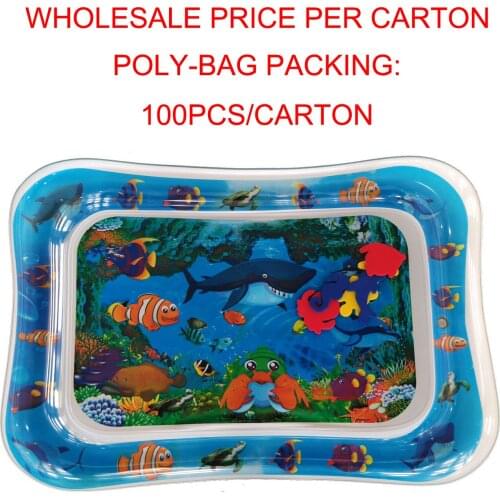 Wholesale | kids infant Tummy Time Water mat | Poly bag packing 100pcs per carton | Toddlers Fun time Play | Factory price