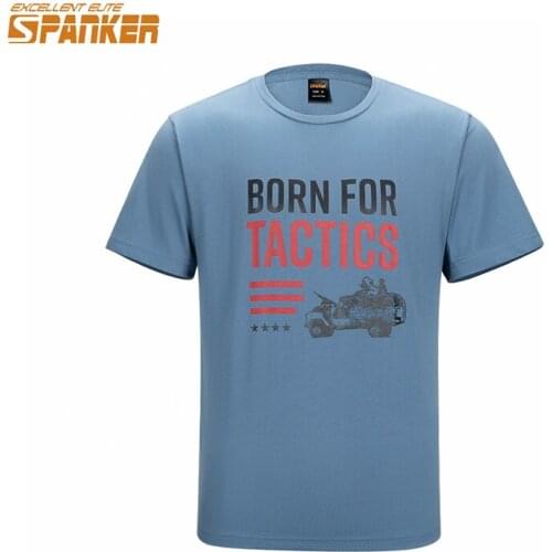 EXCELLENT ELITE SPANKER Cotton Sports T-shirt Quick Dry Sweat Absorption Slim Short Sleeve Outdoor Leisure T-shirt