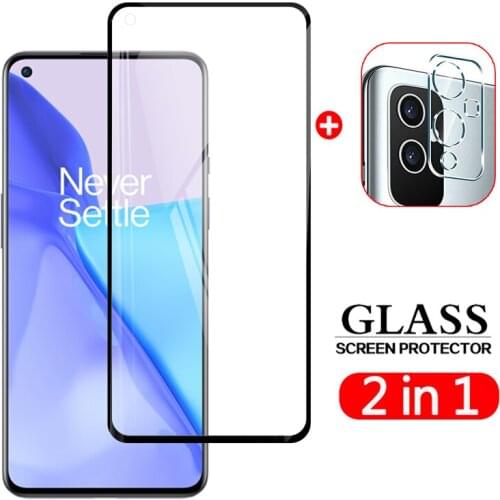 2 In 1 Back Camera Lens Film & Screen Protector Protective Tempered Glass For OnePlus 9 oneplus9 6.55"