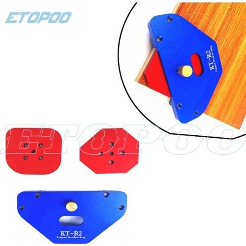 Wood Panel Radius Quick-Jig Round Corner Jig Templates R5-R30 T5-T30 Router Table Bits Jig Corner Templates Kit