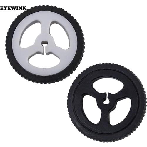 10pcs/lot D-hole Rubber Wheel Suitable for N20 Motor D Shaft Tire Car Robot DIY Toys Parts