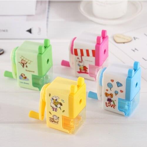 Cute Hand cranked pencil sharpener Stationery for school supplies